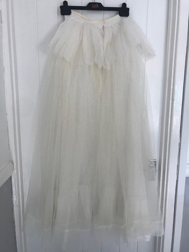 Vintage long layered petticoat - long,