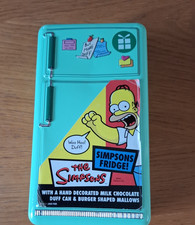 Vintage The Simpsons ,metal fridge Tin duff beer (Empty) 2005