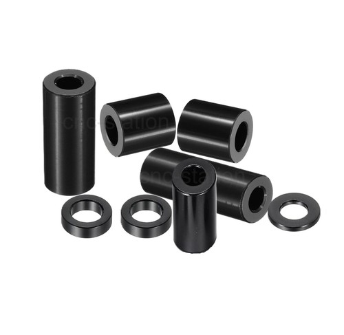 Black anodised aluminium - black,