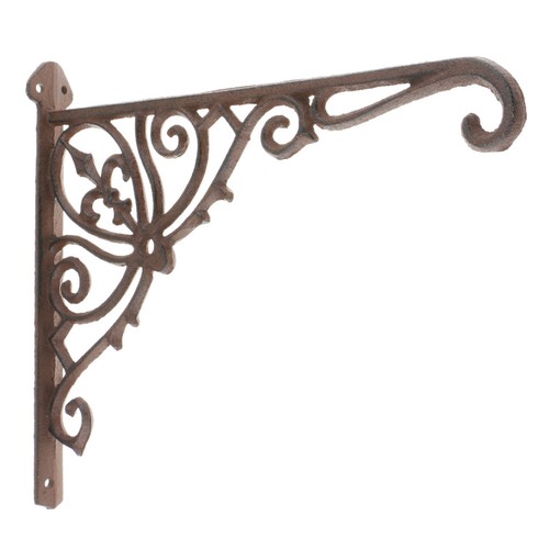 Wrought iron wall storage - iron,