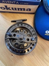 Okuma Aventa VT1002 dark bronze anodized centrepin reel - excellent condition