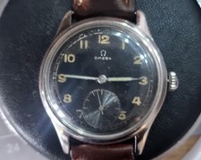 RARE 40'S W.W.W. OMEGA SUVERAN SWEDEN MILITARY MAN'S WATCH / E007