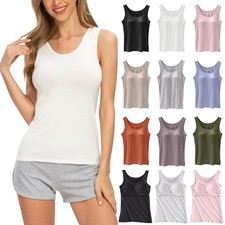 Womens Padded Cami Tank Vest