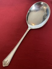 Antique Edwardian Silver Plated Serving Spoon By James Dixon & Sons c.1900-1920