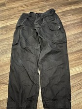 SPECIAL FORCES BLACK FIELD TROUSERS WAIST 88CM LEG 75CM BRITISH MILITARY ISSUE