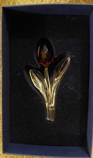 Swarovski Crystal Red Tulip