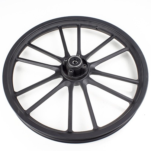 Front multi spoke wheel - multi-spoke, black