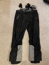 Paramo Enduro Tour Trousers Mens LARGE in Black with braces