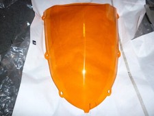 KAWASAKI ZX10R 2004 - 2005 C1 C2, Z750S 2005 - 2006, AMBER DOUBLE BUBBLE SCREEN