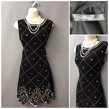 Live 2 Love Black Beaded