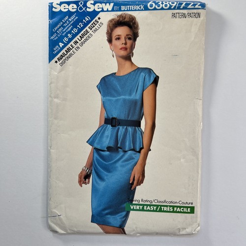 Butterick 6389 waist ruffle - waist,