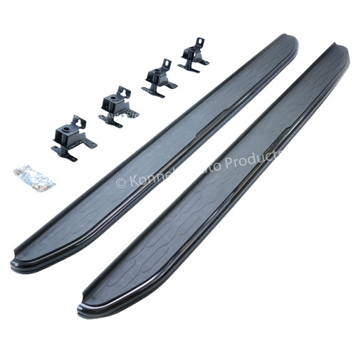 Black side steps running - side,