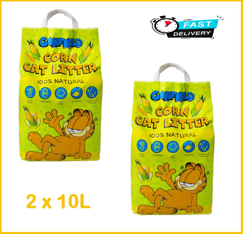 Garfield corn cat litter - x,