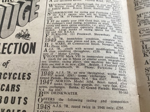 Ajs7r racing grass track - ajs7r,