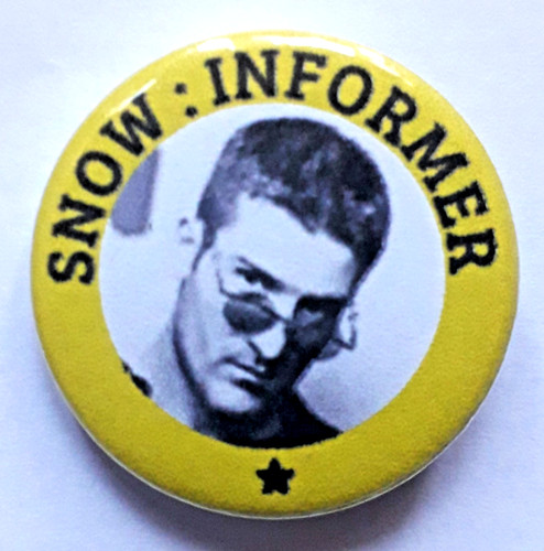 25mm badge the rapper - badge, snow