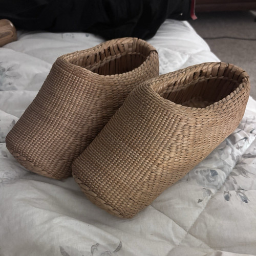 Vintage pair woven chinese - vintage,