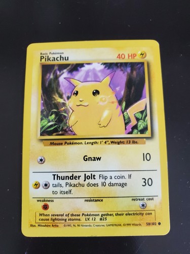 Pokemon card rare pikachu - card,