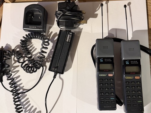 Vintage sony cellular phone - vintage,