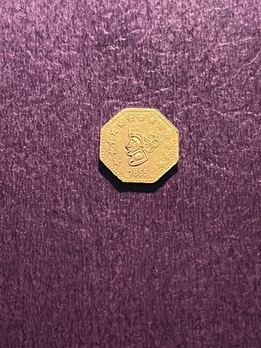1855 california fractional - 1855,