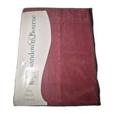 Velvet Curtains Pair 46x72”