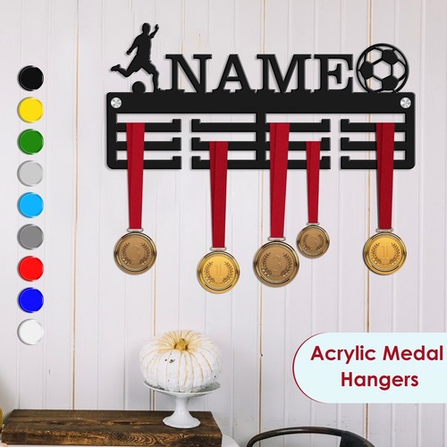 Personalised football medal - personalised,