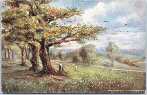 Hampstead vintage postcard - vintage,
