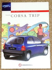 1997 VAUXHALL CORSA TRIP 1.2i Sales Brochure - Special Edition Model