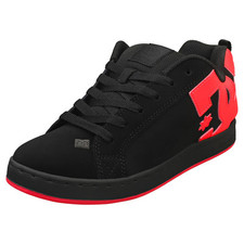 DC Shoes Court Graffik Womens Skate Trainers in Black Pink