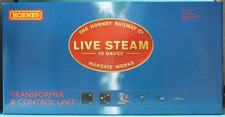 HORNBY LIVE STEAM R8205 CONTROLLER, TRANSFORMER,  WIRES, CABLE, MANUAL, CD BOXED