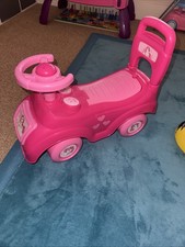 Ride along kids car pink