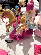 Barbie Pink Moped Scooter with