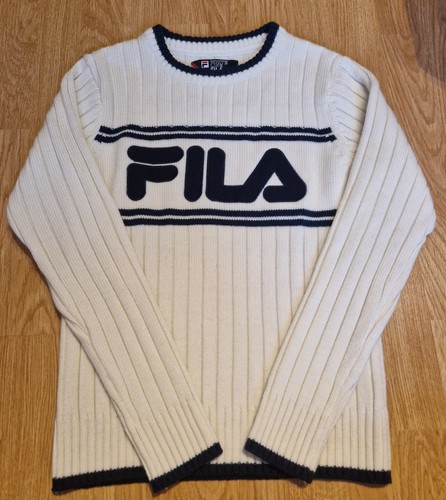 Fila vintage white line - white, knit