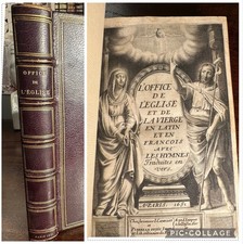 1651 PLATES PRAYER BOOK FINE BINDING 17TH ILLUSTRATED ANTIQUARIAN RARE BIBLE OLD