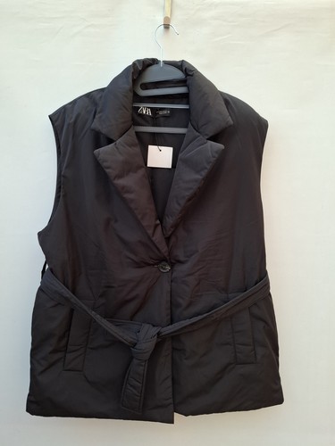 Zara black puffer - zara, oversized