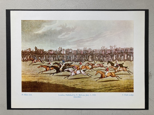 Vintage horse racing - horse,