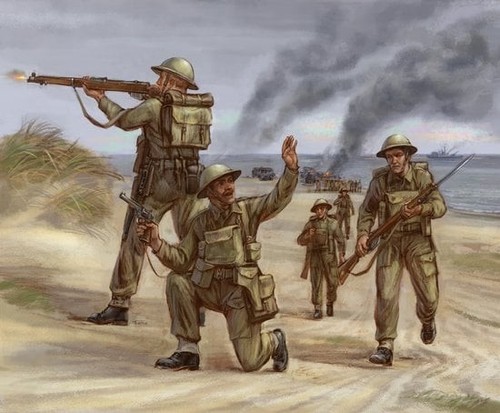 Zvezda british infantry - 1/72,