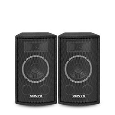 Vonyx SL6 6 Inch Passive PA Speakers Pair 300W Compact Loudspeakers