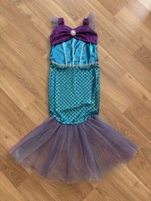 Ariel Mermaid Dress Up Costume Size 5-6 Years Girl Princess Fancy Dress