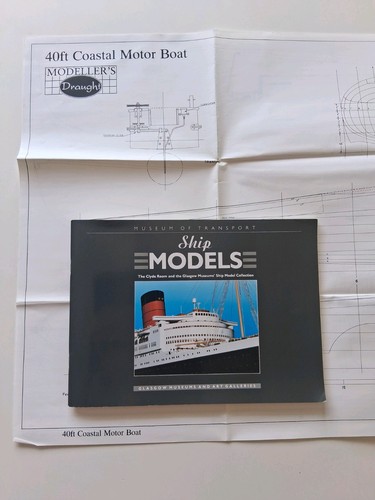 Rare coastal motor boat - boat, plan