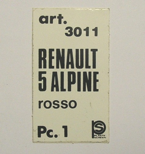 Old original sticker - old,