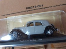 Citroen miniature 1/43 - Traction 22 Sedan 1934 - UH "La saga des traction"