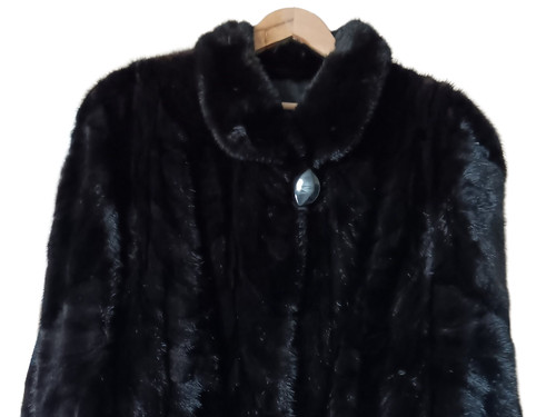 Vintage mink fur coat 1980s - vintage,