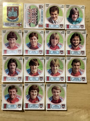Panini football west ham - 82, 15