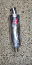 Black Widow Exhaust End Can , Was Fitted To A Honda Cbr125 But Will Fit Other125