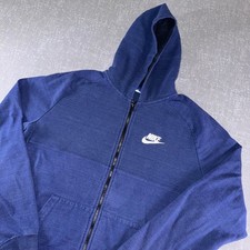 Nike Mens Full Zip Hoodie Navy