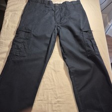 Dickies Cargo Pants Black Straight 36x32