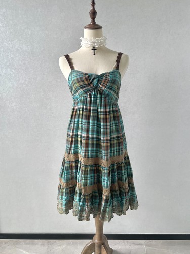 Japanese brand blue plaid