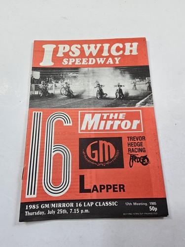 Ipswich speedway programme - ipswich,
