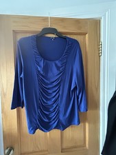 Ladies Blue Top Size 16–18