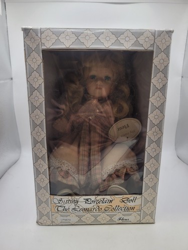 Vintage porcelain doll - vintage,